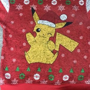Pokémon Christmas sweatshirt. Boys size XS.